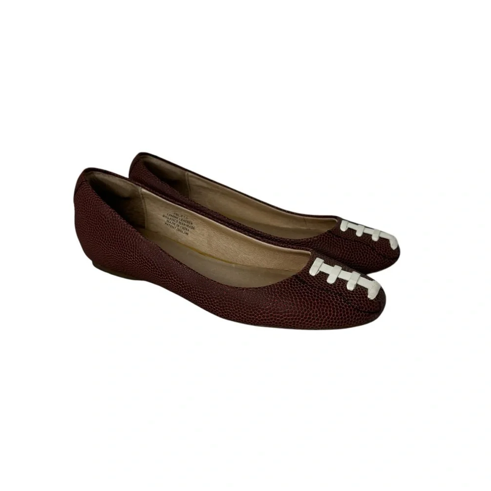 Charis Doxa Touchdown Ballet‎ Flats Football 7.5